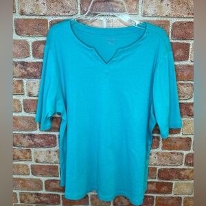 Appleseeds v neck cotton pullover size XL